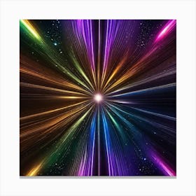 Space Burst Canvas Print