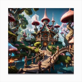 Fairytale Castle Canvas Print