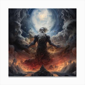 God Of The Sky Canvas Print