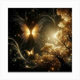 Butterfly In The Sky 22 Canvas Print