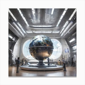 Space Station 107 Canvas Print