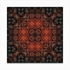 The Dark Pattern Is Red Canvas Print