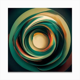 Abstract Swirl Canvas Print