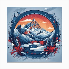 Winter Landscape 2 Canvas Print