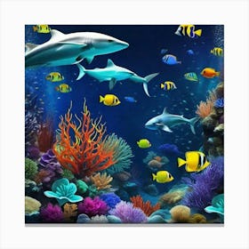 Coral Reef 4 Canvas Print