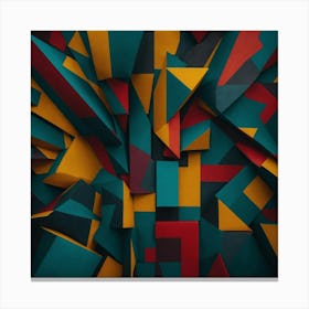 Abstract Geometric Pattern Canvas Print