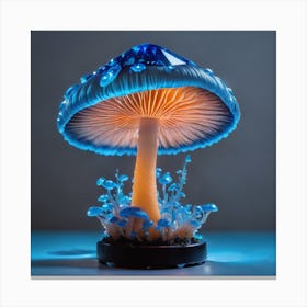 Mushroom Night Light Canvas Print