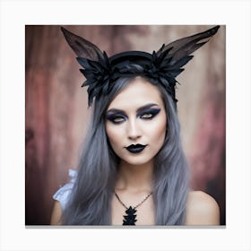 Gothic Girl Canvas Print