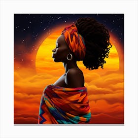 African Woman 44 Canvas Print