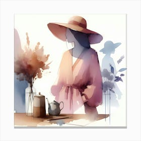 Watercolor Painting 6 Canvas Print