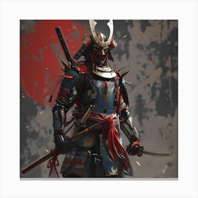 Samurai Warrior Canvas Print