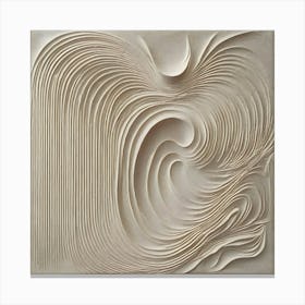 Wavy Lines 9 Canvas Print