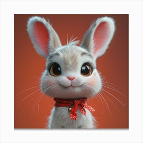 Cute Bunny 4 Canvas Print