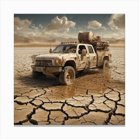Desert Truck 6 Canvas Print