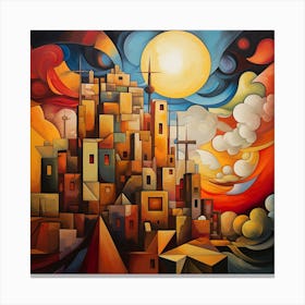 Cityscape 12 Canvas Print