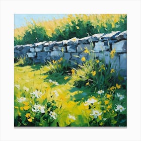 Stone Wall Canvas Print