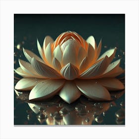 Lotus Flower 1 Canvas Print