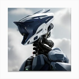 Robot In The Sky Canvas Print