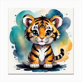 Tiger Cub Canvas Print