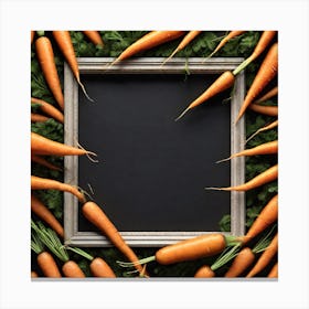 Carrots In A Frame 10 Canvas Print