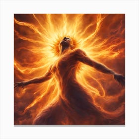 Solar Flare Dance 1 Canvas Print