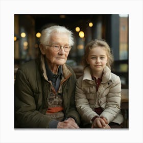 Young And Old 2 Canvas Print