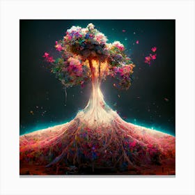 Festival tree Canvas Print