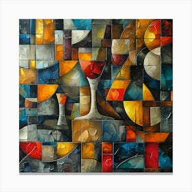 Abstract Painting, Abstract Painting, Abstract Painting Canvas Print