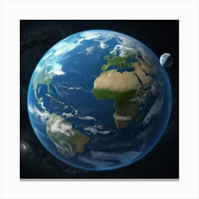 Earth From Space 9 Canvas Print