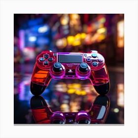 Playstation 4 Controller Canvas Print