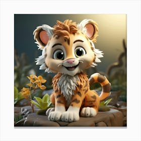 Tiger Cub 5 Canvas Print