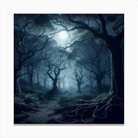 Dark Forest 14 Canvas Print