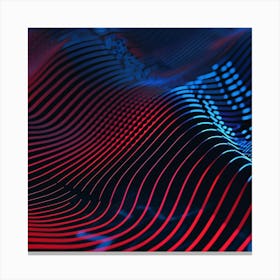 Abstract Wave Pattern 12 Canvas Print