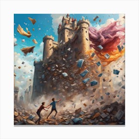 Harry Potter And The Castle 1 Canvas Print