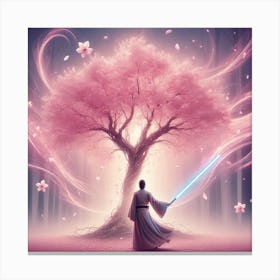 Star Wars Tree,The Force in Bloom,Blossoming Hope Canvas Print