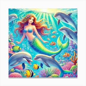 Mermaid Canvas Print