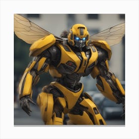 Bumblebee: The Brave Autobot Canvas Print