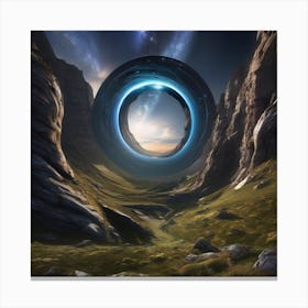 Wormhole Canvas Print