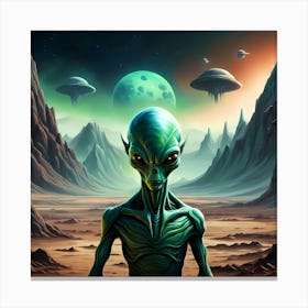 Martian Explorer Canvas Print