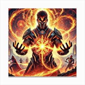 Ronan Ashheart Flame Of Unity Canvas Print