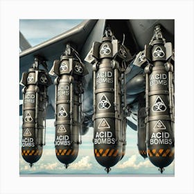 Vx F2 Venom Wing Acid Bombs Converted Canvas Print