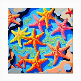 Starfish Beach Canvas Print