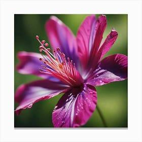 Purple Flower Canvas Print