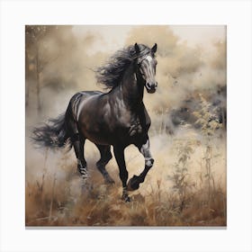 Golden Meadow Harmony Canvas Print