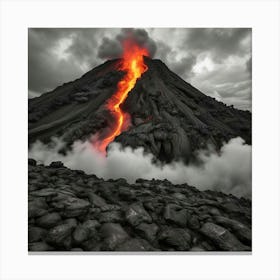 Lava Flow 4 Canvas Print