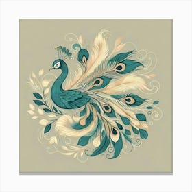 Peacock 2 Canvas Print