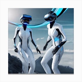 Futuristic Women 13 Canvas Print