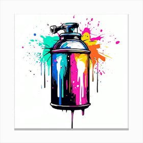 Design Pop Culture Inspired Spray Paint Canvas Print