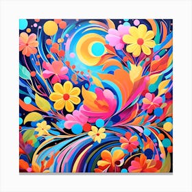 Vibrant abstract Canvas Print