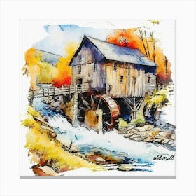 FM-41 OLD MILL Canvas Print